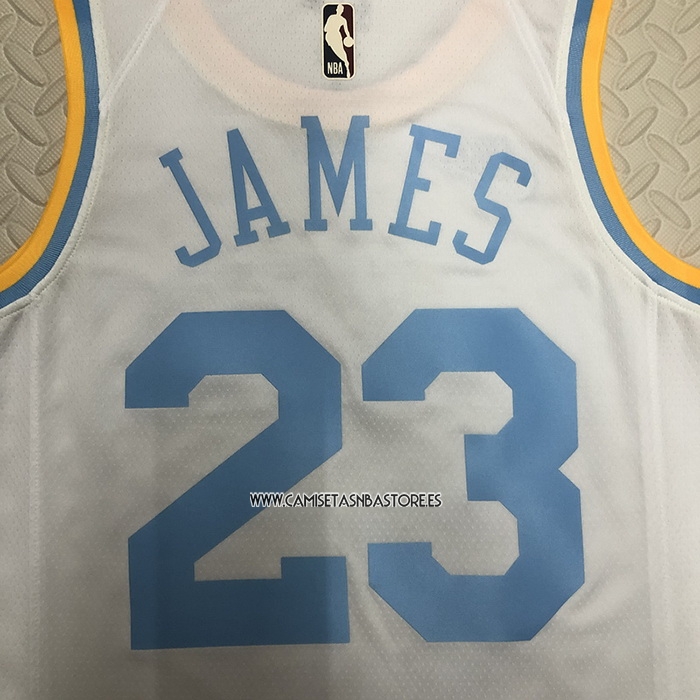 LeBron James NO 23 Camiseta Los Angeles Lakers Classic 2022-23 Blanco